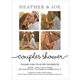 Our Love Story Couples Shower Invitations Image 3 of 5